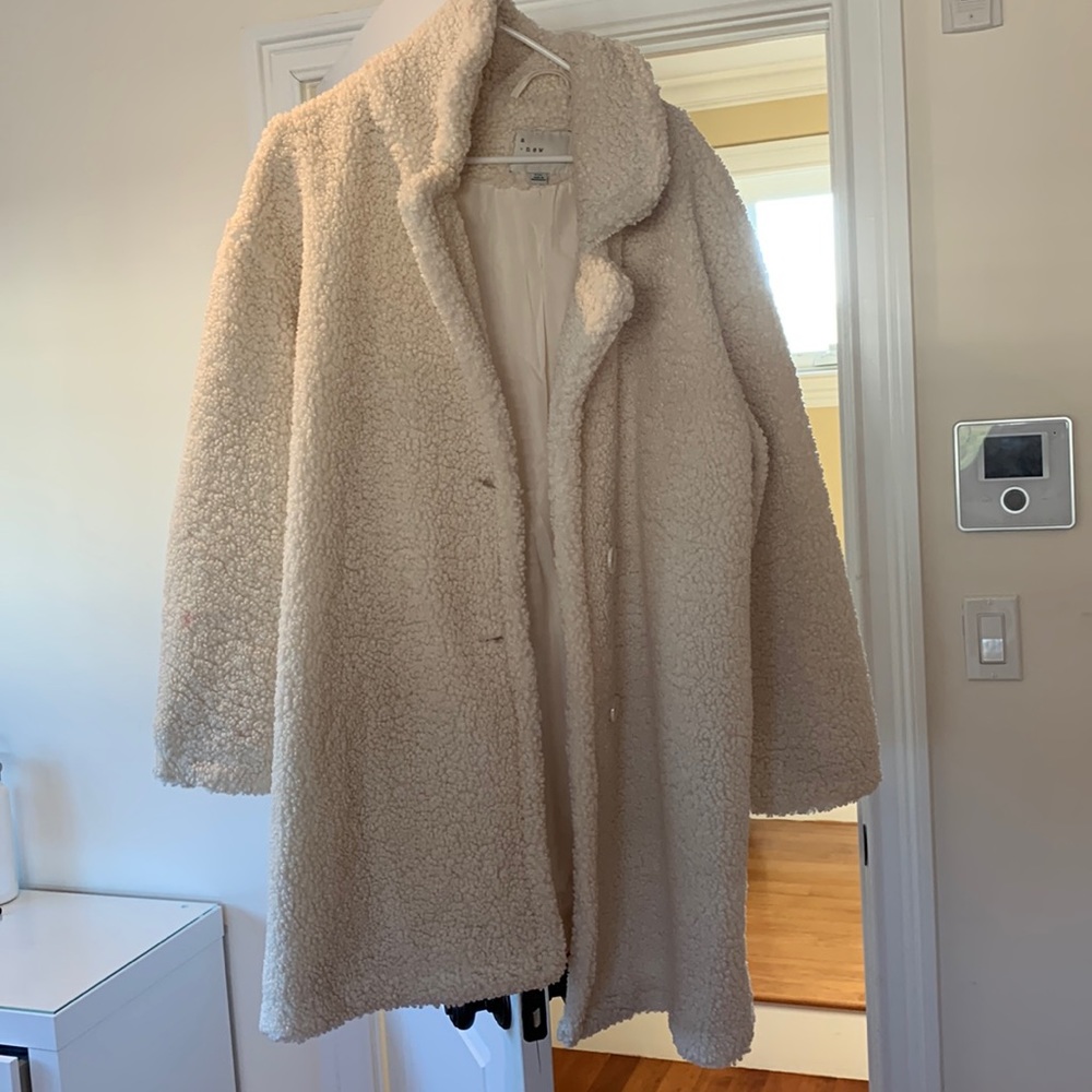 Sherpa jacket Worn once- size XXL